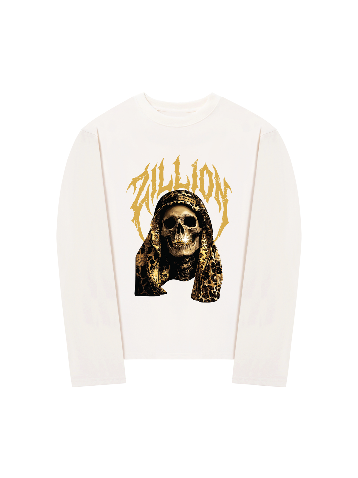 Áo Thun Dài Tay Golden Skull