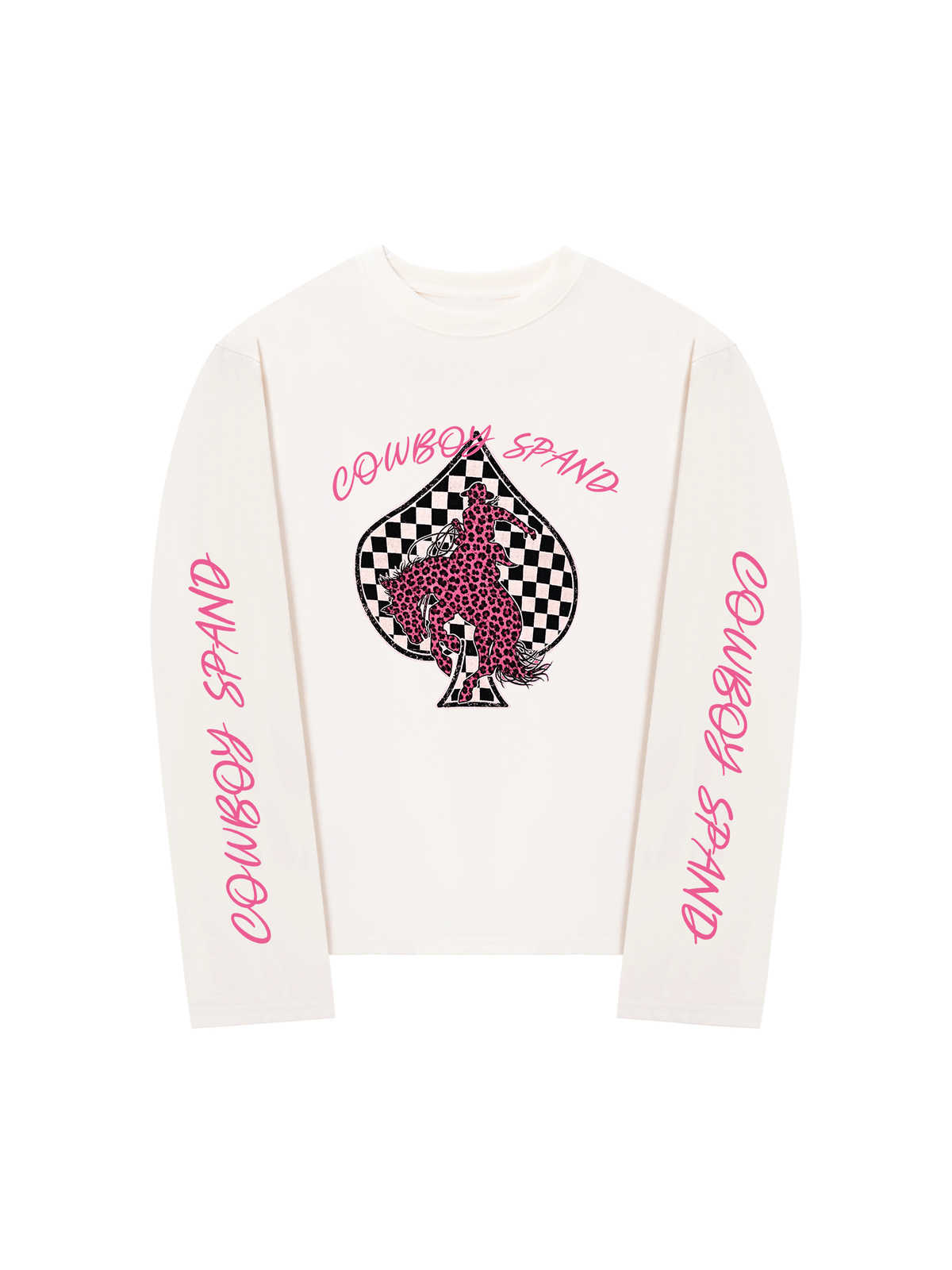 Áo Thun Dài Tay Pink Cowboy Spand