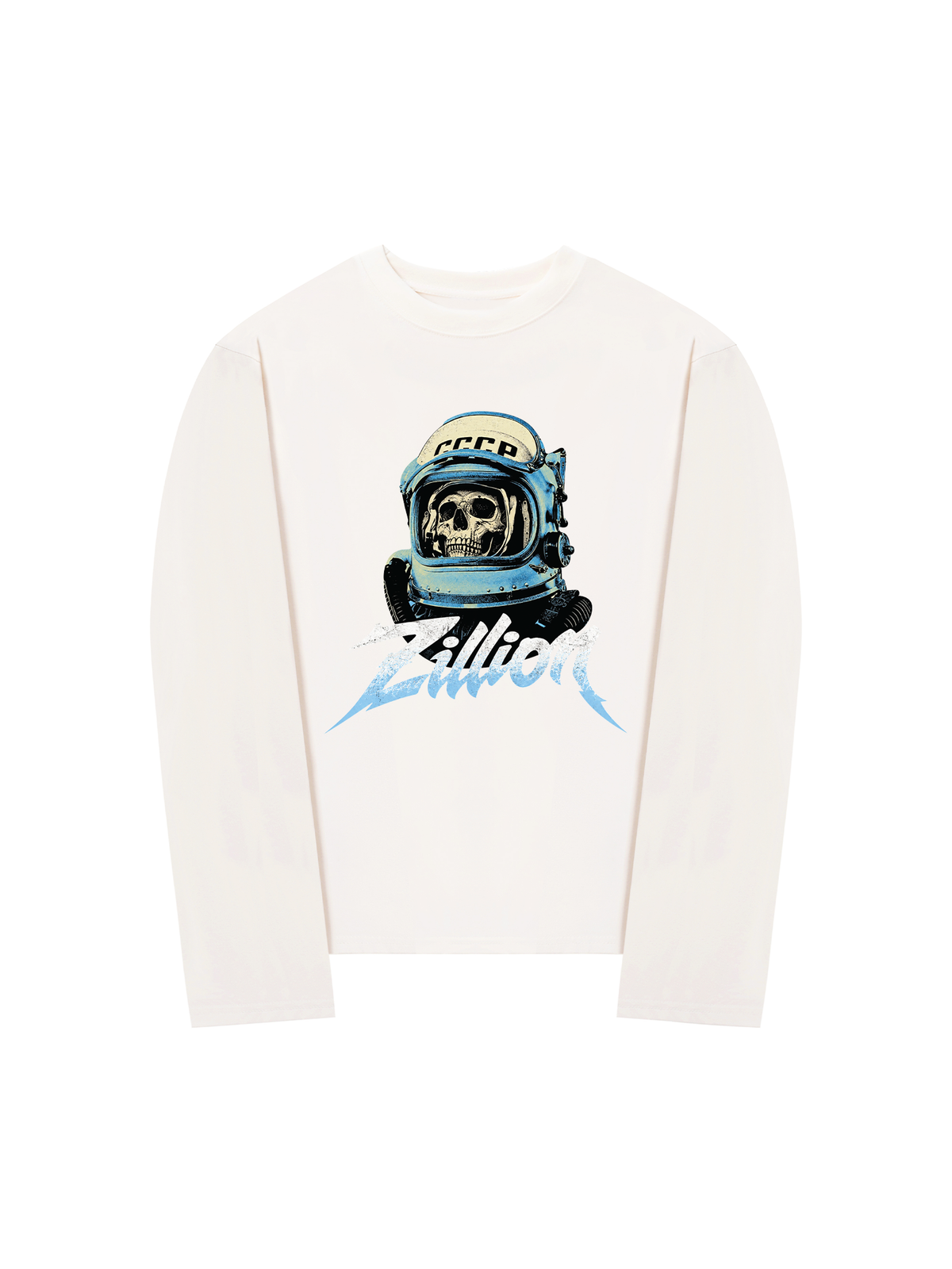 Áo Thun Dài Tay Skull Cosmonaut