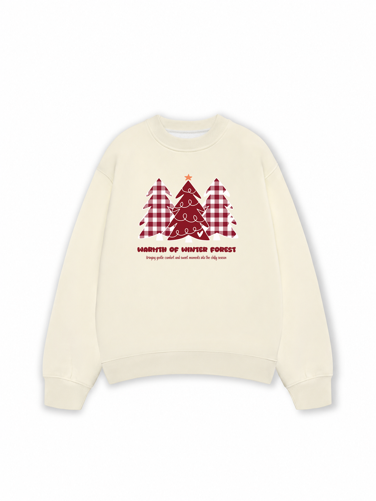 Áo Sweater Nỉ Hai Da Warmth Of Winter Forest