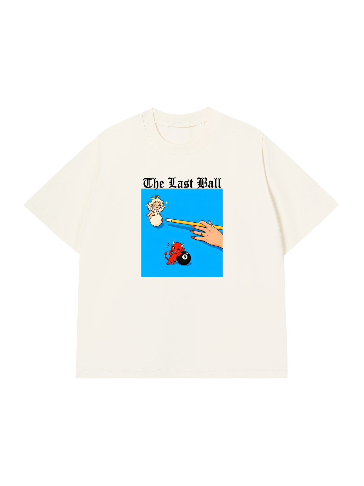 Áo Thun Relaxed Fit Angel & Devil Billiard