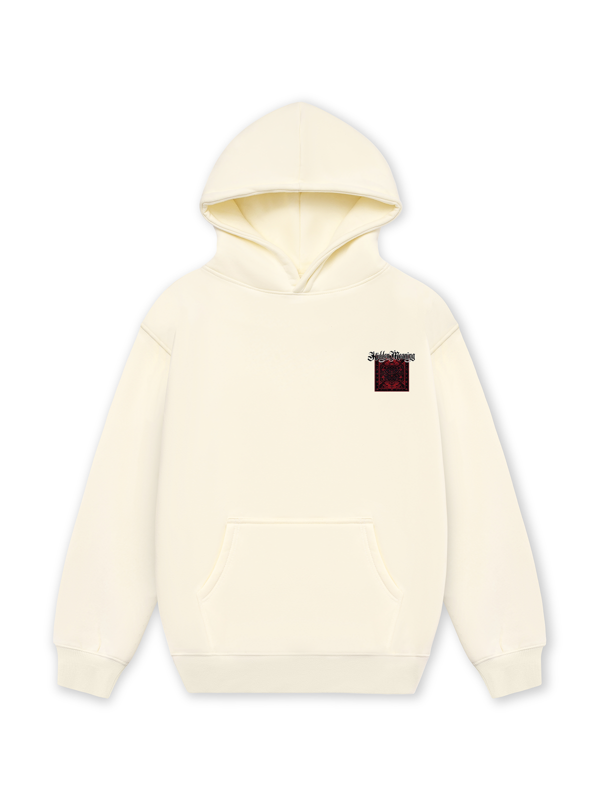 Áo Hoodie Nỉ Hai Da Hidden Meaning Red Rug
