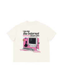 Áo Thun Boxy I Miss When The Internet Was Just A Place