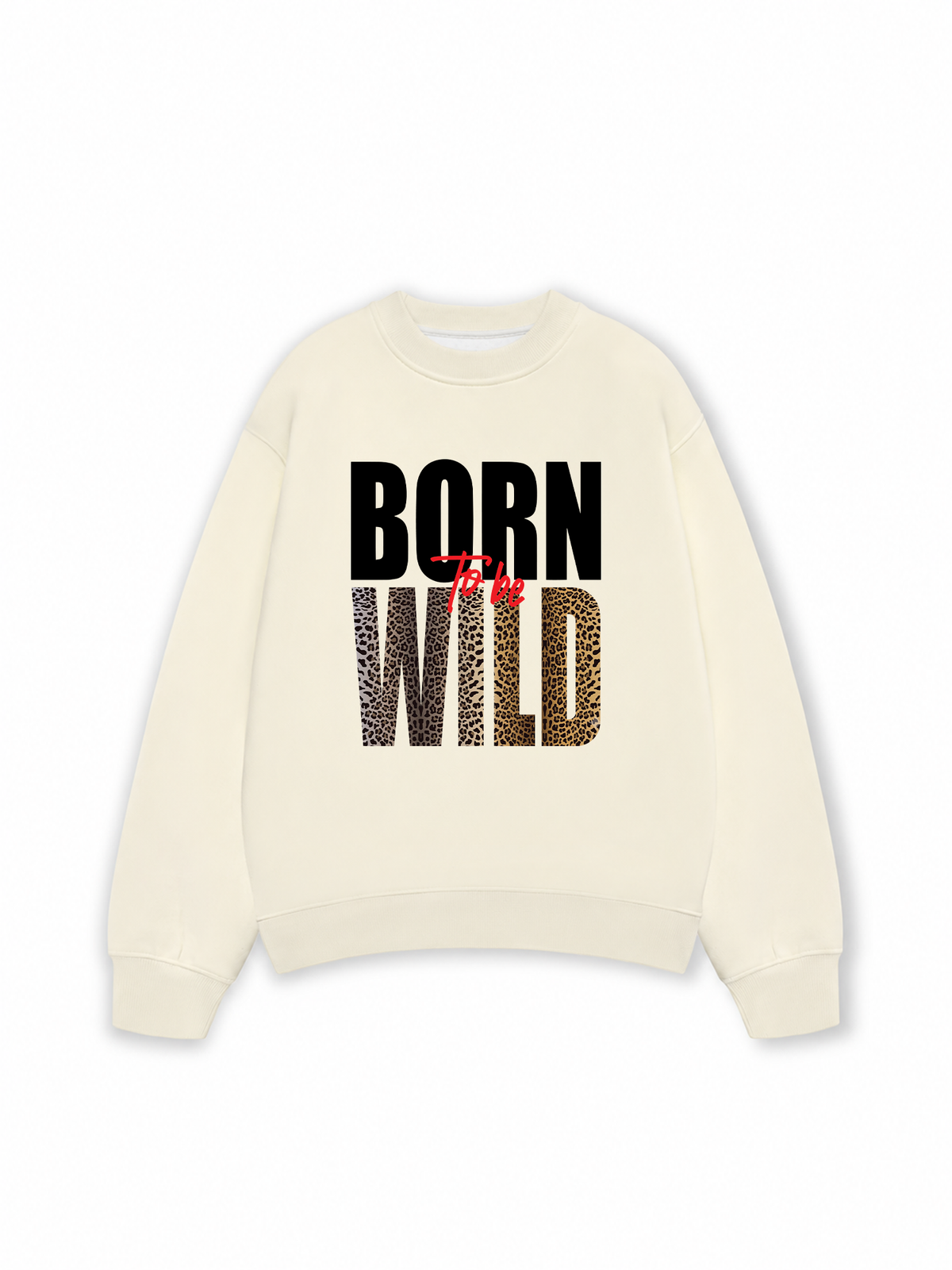 Áo Sweater Nỉ Hai Da Born To Be Wild
