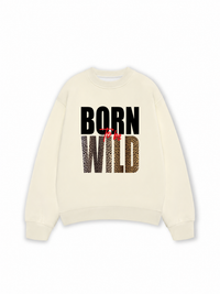 Áo Sweater Nỉ Hai Da Born To Be Wild