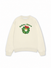 Áo Sweater Nỉ Hai Da Holiday Charm