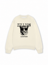 Áo Sweater Nỉ Hai Da Zillion Leopard