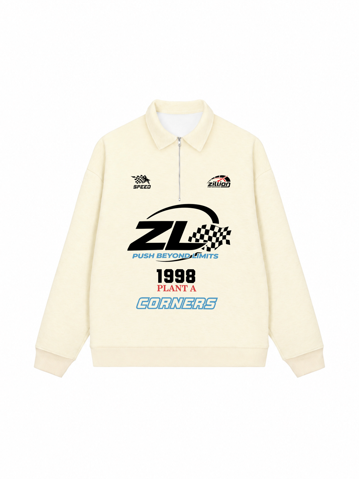 Áo Sweater Polo Nỉ Hai Da Plant A Corners