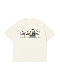 Áo Thun Relaxed Fit Ghost Office Squad