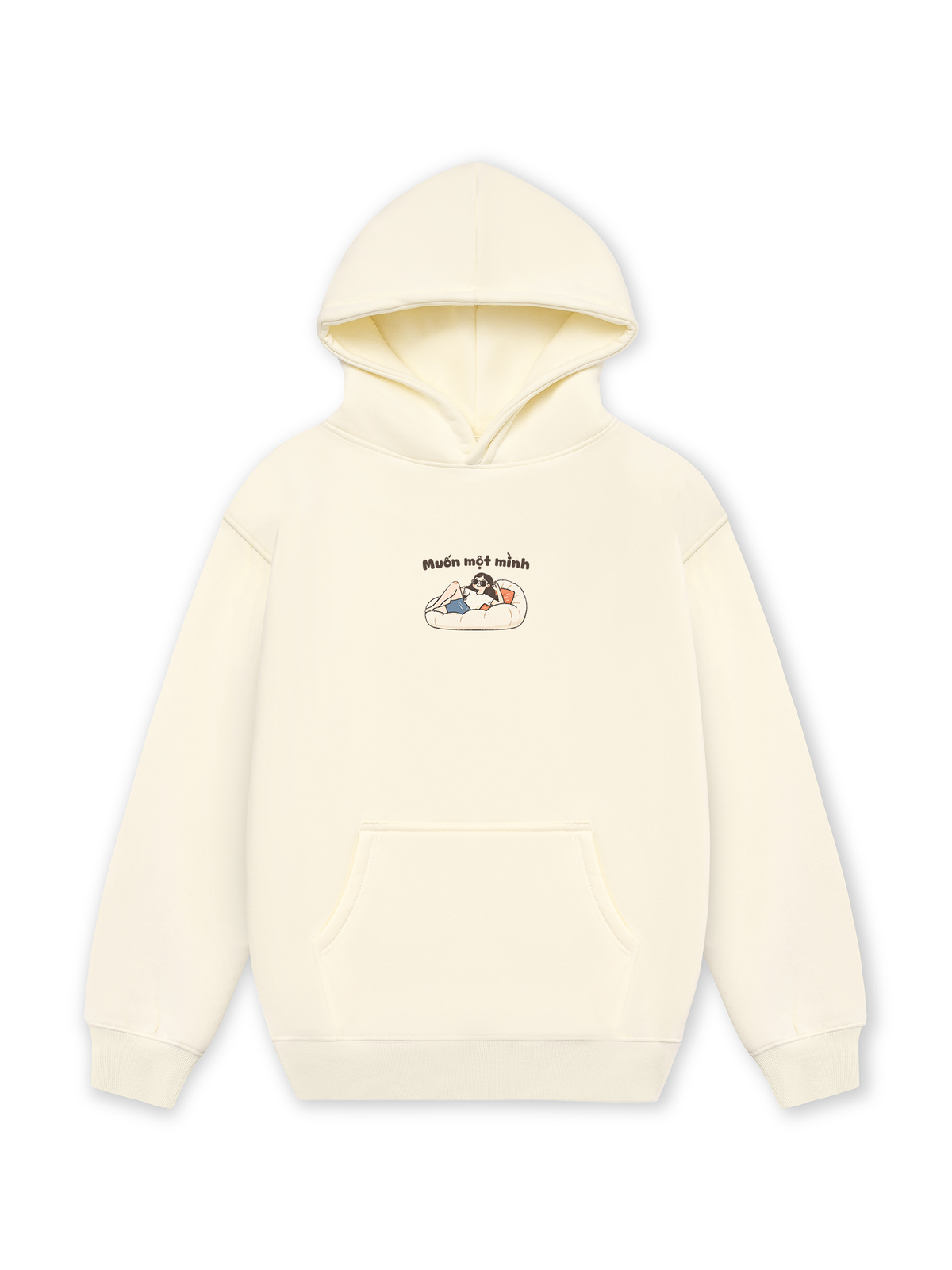 Áo Hoodie Nỉ Hai Da Muốn Một Mình