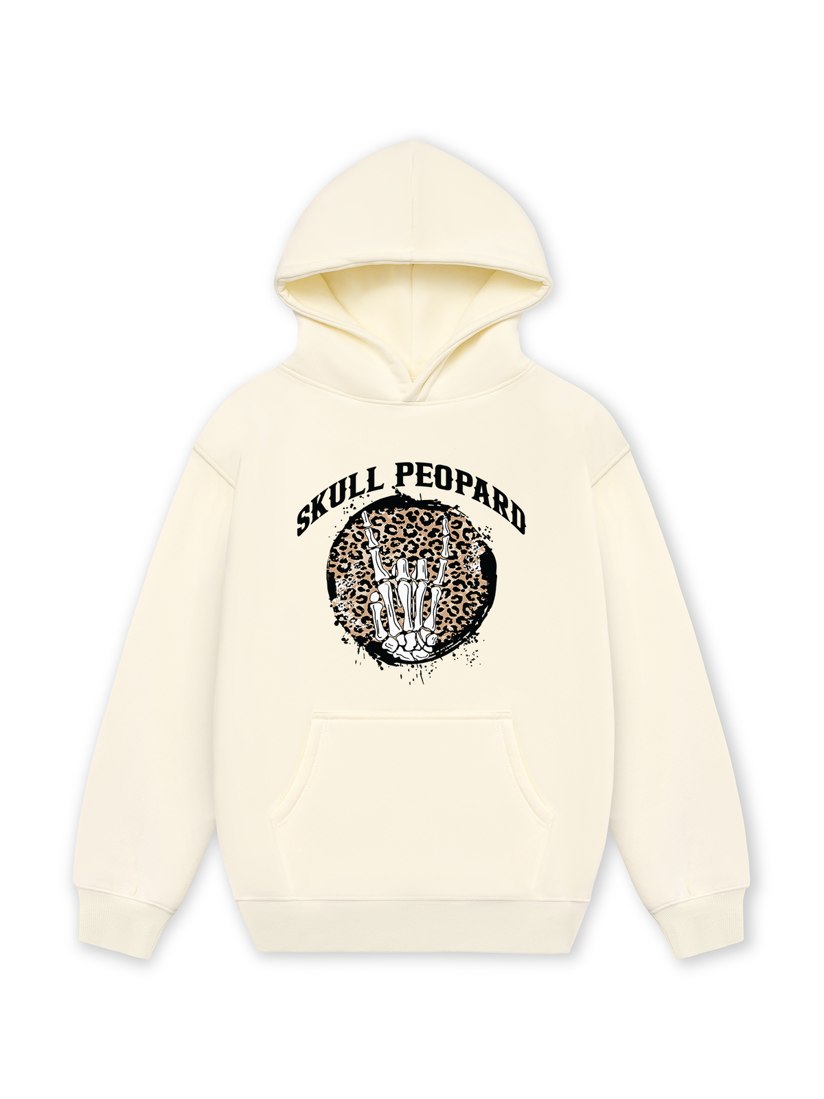 Áo Hoodie Nỉ Hai Da Skull Leopard