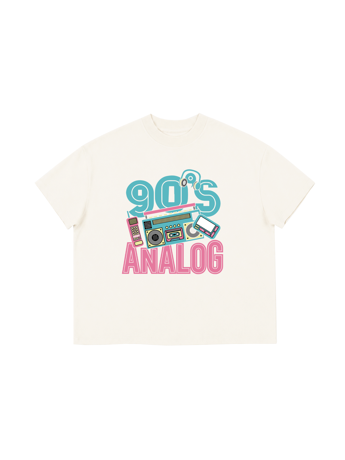 Áo Thun Boxy 90s Analog