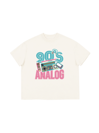 Áo Thun Boxy 90s Analog