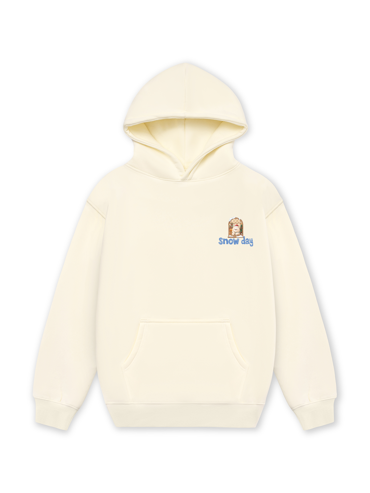 Áo Hoodie Nỉ Hai Da Snow Day