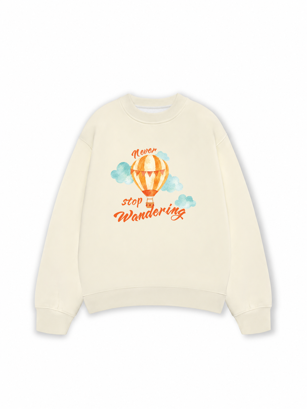 Áo Sweater Nỉ Hai Da Never Stop Wandering