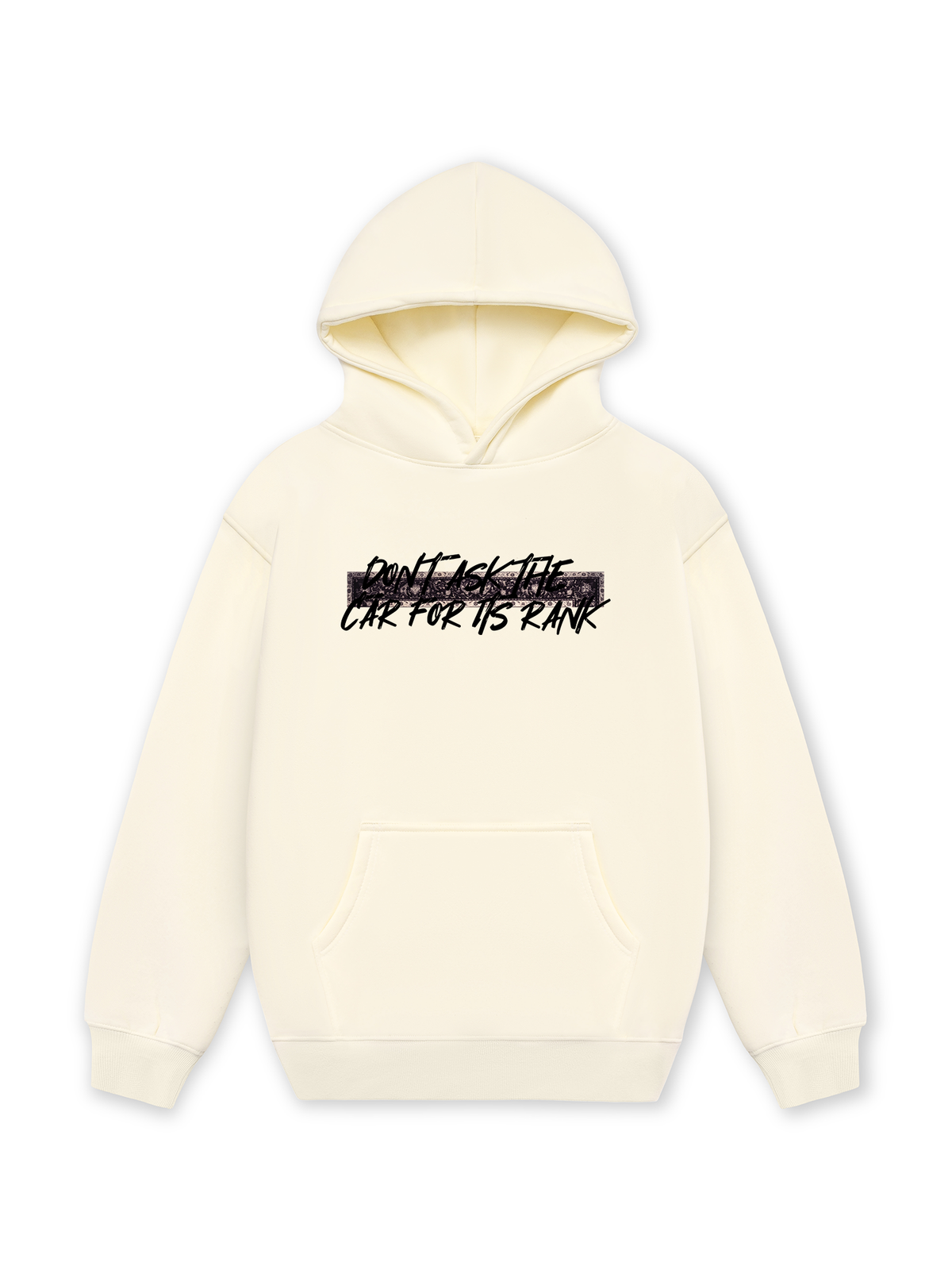 Áo Hoodie Nỉ Hai Da Don't Ask The Car For Its Rank