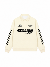 Áo Sweater Polo Nỉ Hai Da Zillion Speed Rush