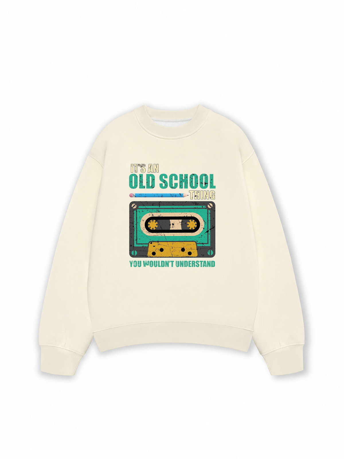 Áo Sweater Nỉ Hai Da Its An Old School