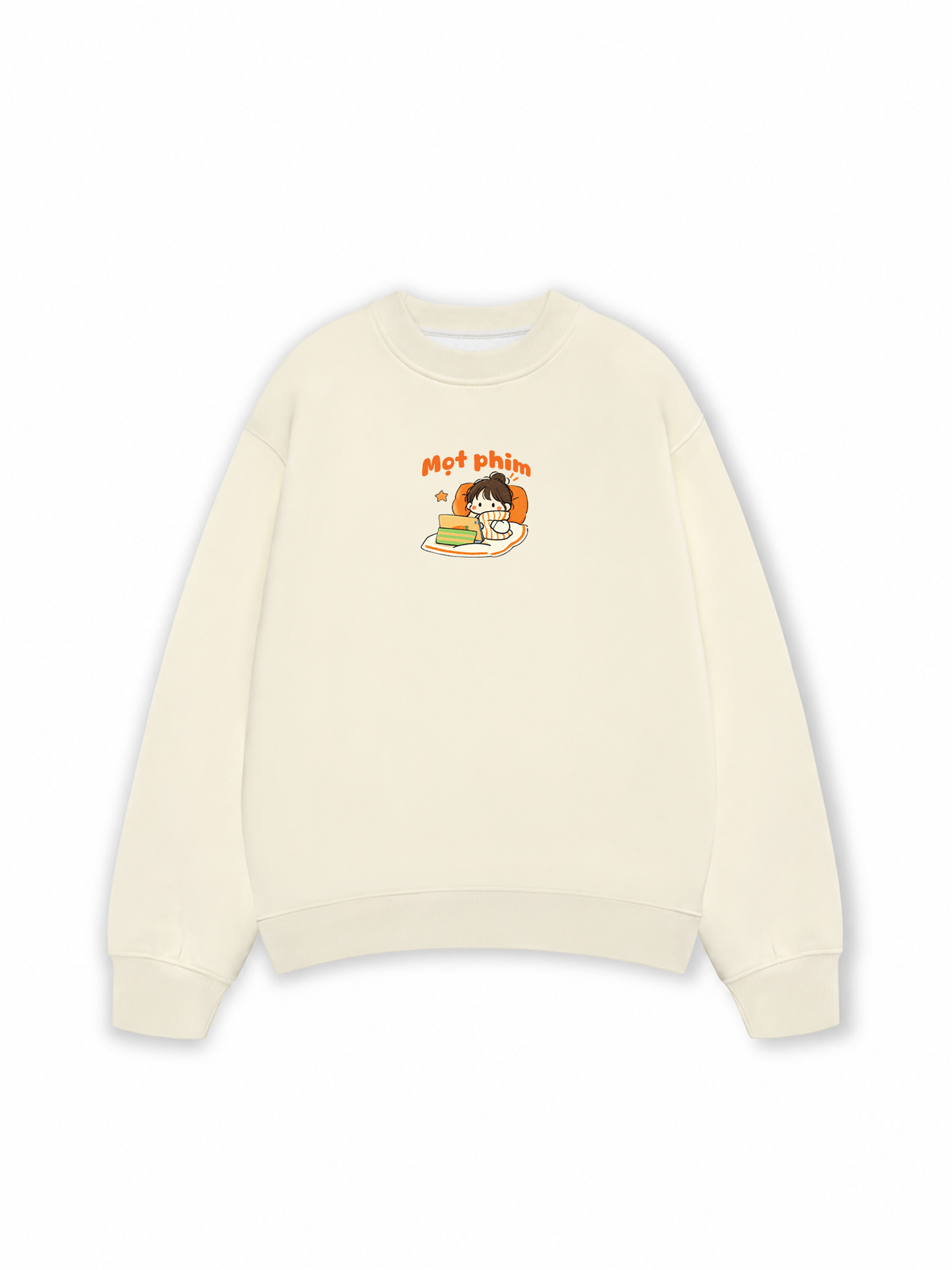 Áo Sweater Nỉ Hai Da Mọt Phim