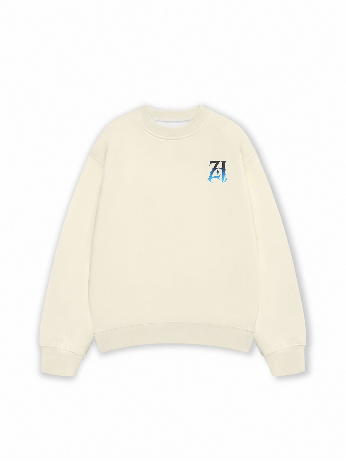Áo Sweater Nỉ Hai Da  Hidden Meaning Zillion Black Blue Bandana