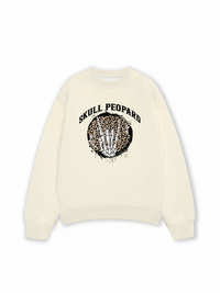 Áo Sweater Nỉ Hai Da Skull Leopard