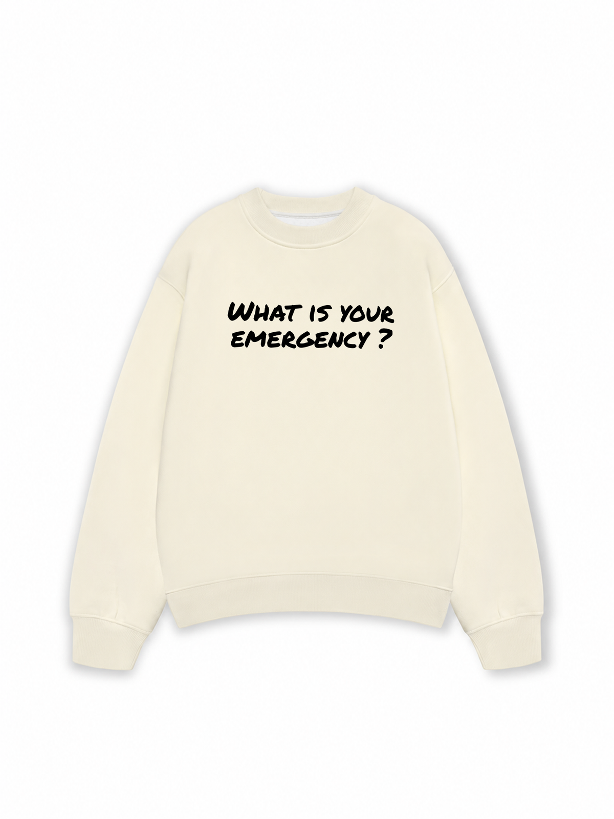 Áo Sweater Nỉ Hai Da Car What Is Your Emergency
