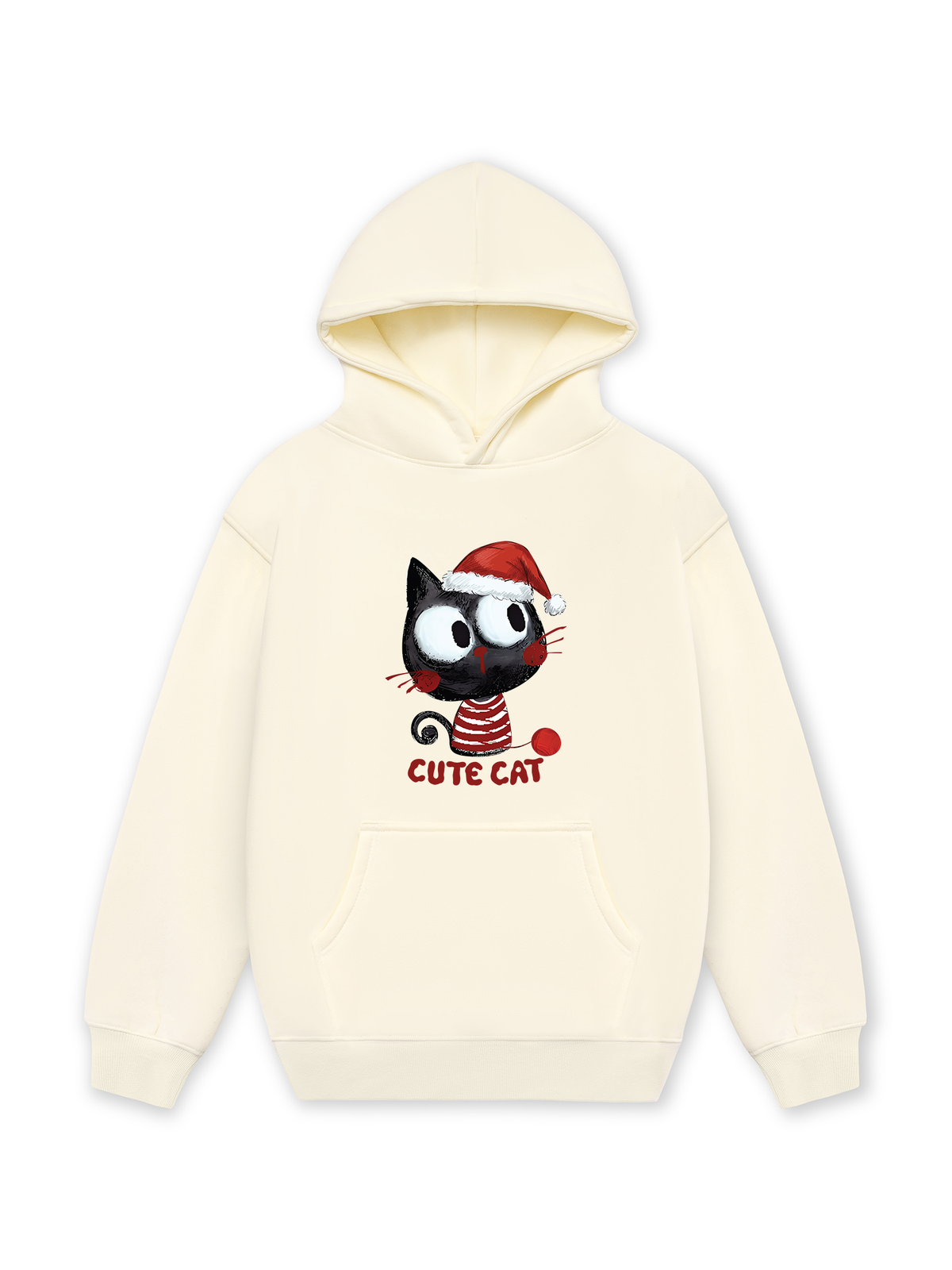 Áo Hoodie Nỉ Hai Da Cute Cat