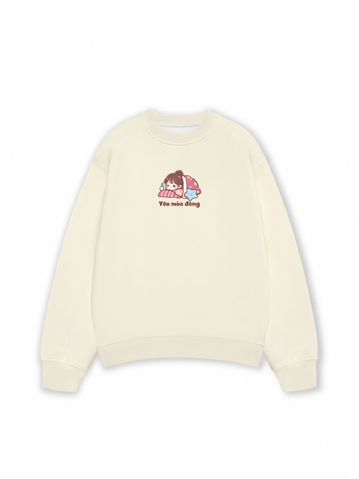 Áo Sweater Nỉ Hai Da Yêu Mùa Đông