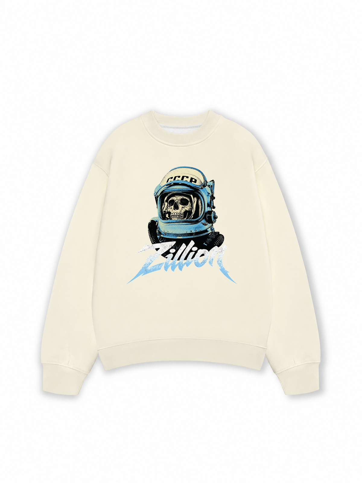 Áo Sweater Nỉ Hai Da Skull Cosmonaut