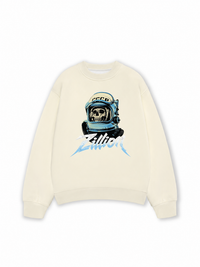 Áo Sweater Nỉ Hai Da Skull Cosmonaut