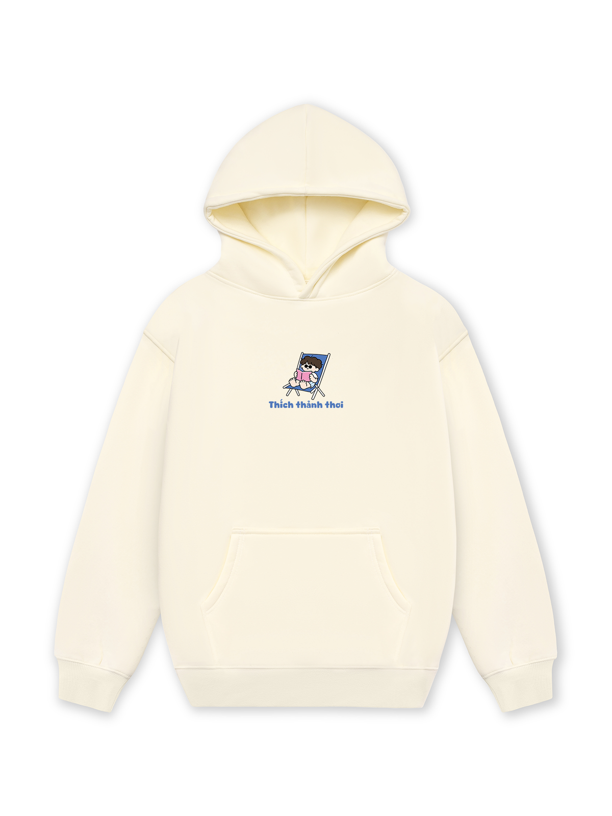 Áo Hoodie Nỉ Hai Da Thích Thảnh Thơi