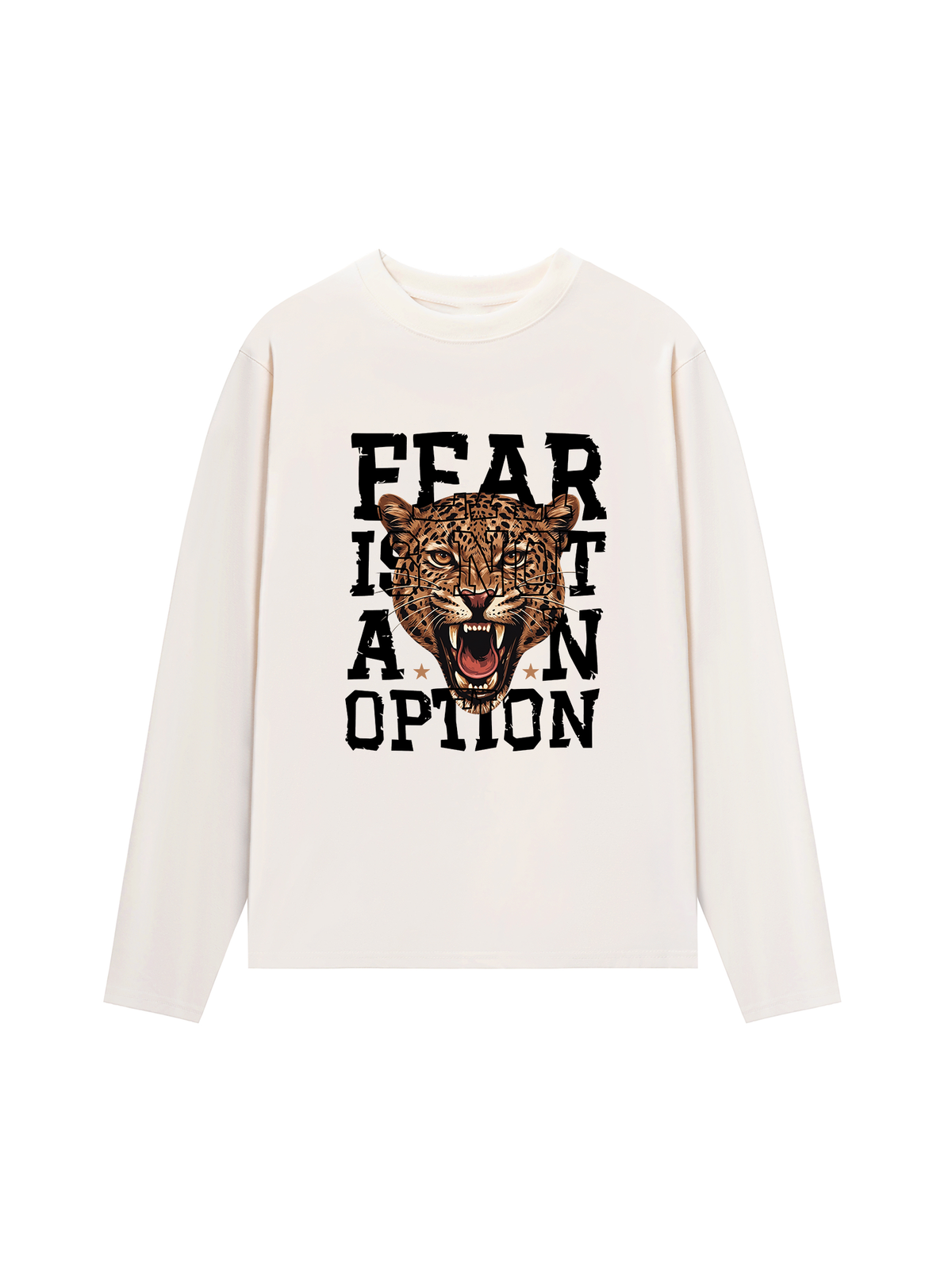 Áo Thun Dài Tay Fear Is Not An Option