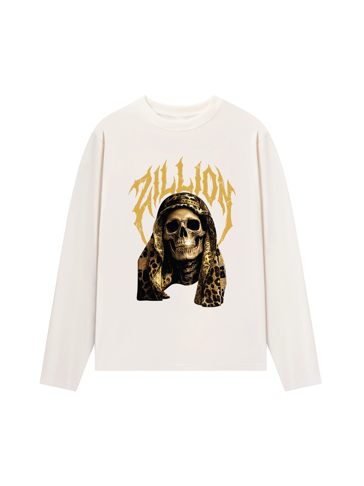 Áo Thun Dài Tay Golden Skull