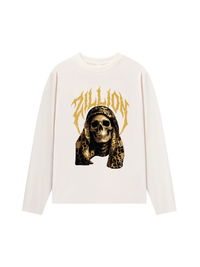 Áo Thun Dài Tay Golden Skull