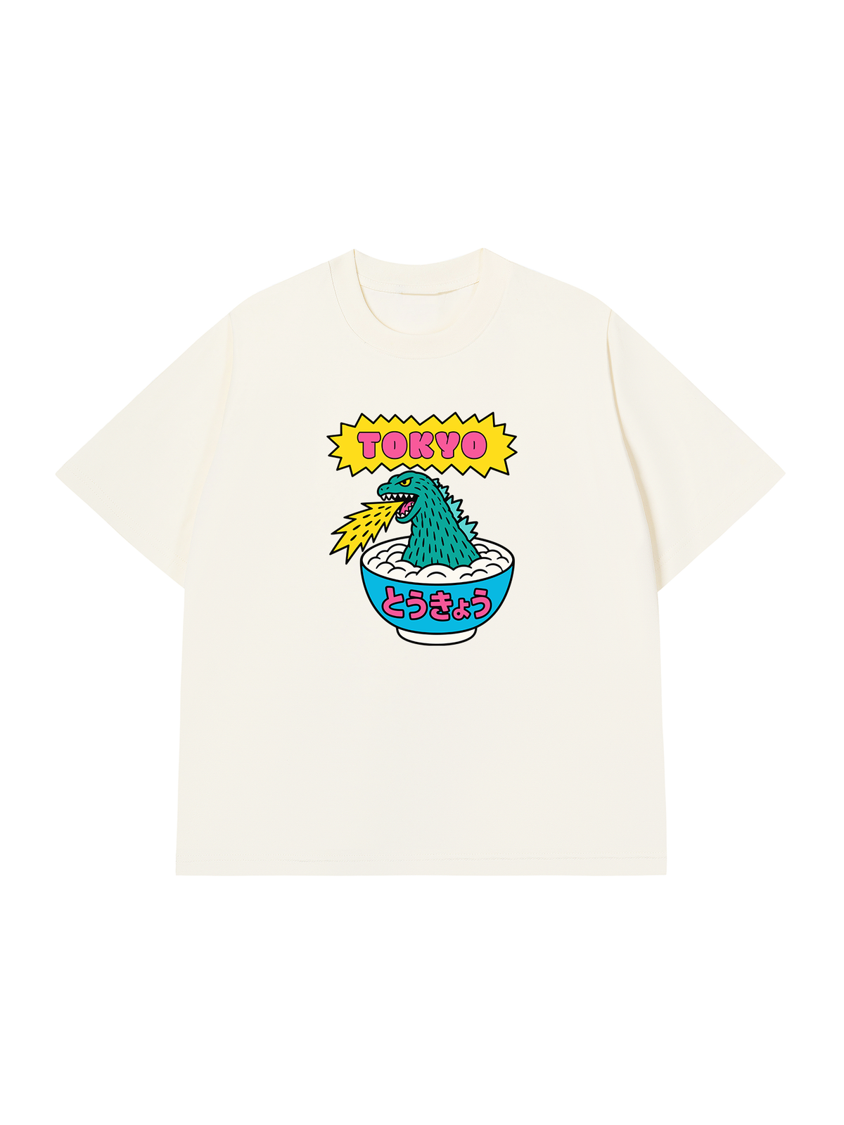Áo Thun Relaxed Fit Tokyo Kaiju Ramen