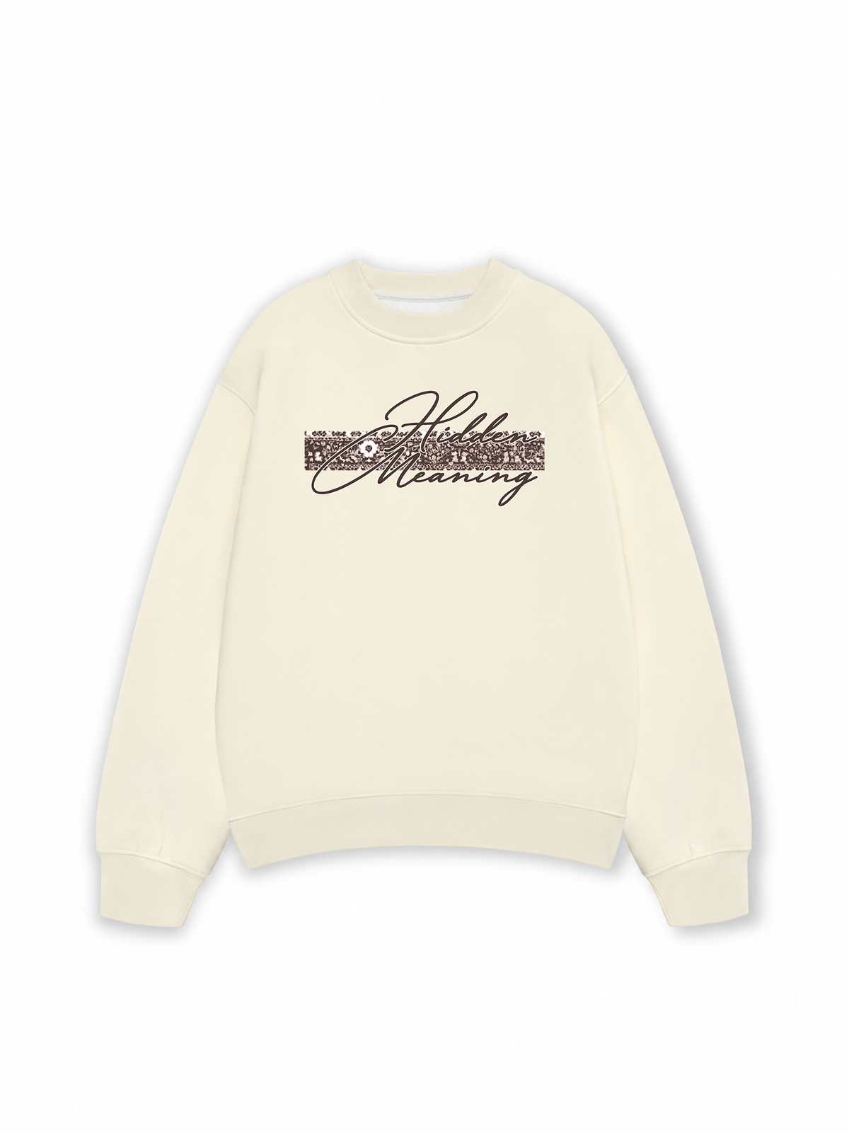 Áo Sweater Nỉ Hai Da Hidden Meaning