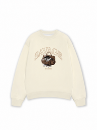 Áo Sweater Nỉ Hai Da Savage Stash