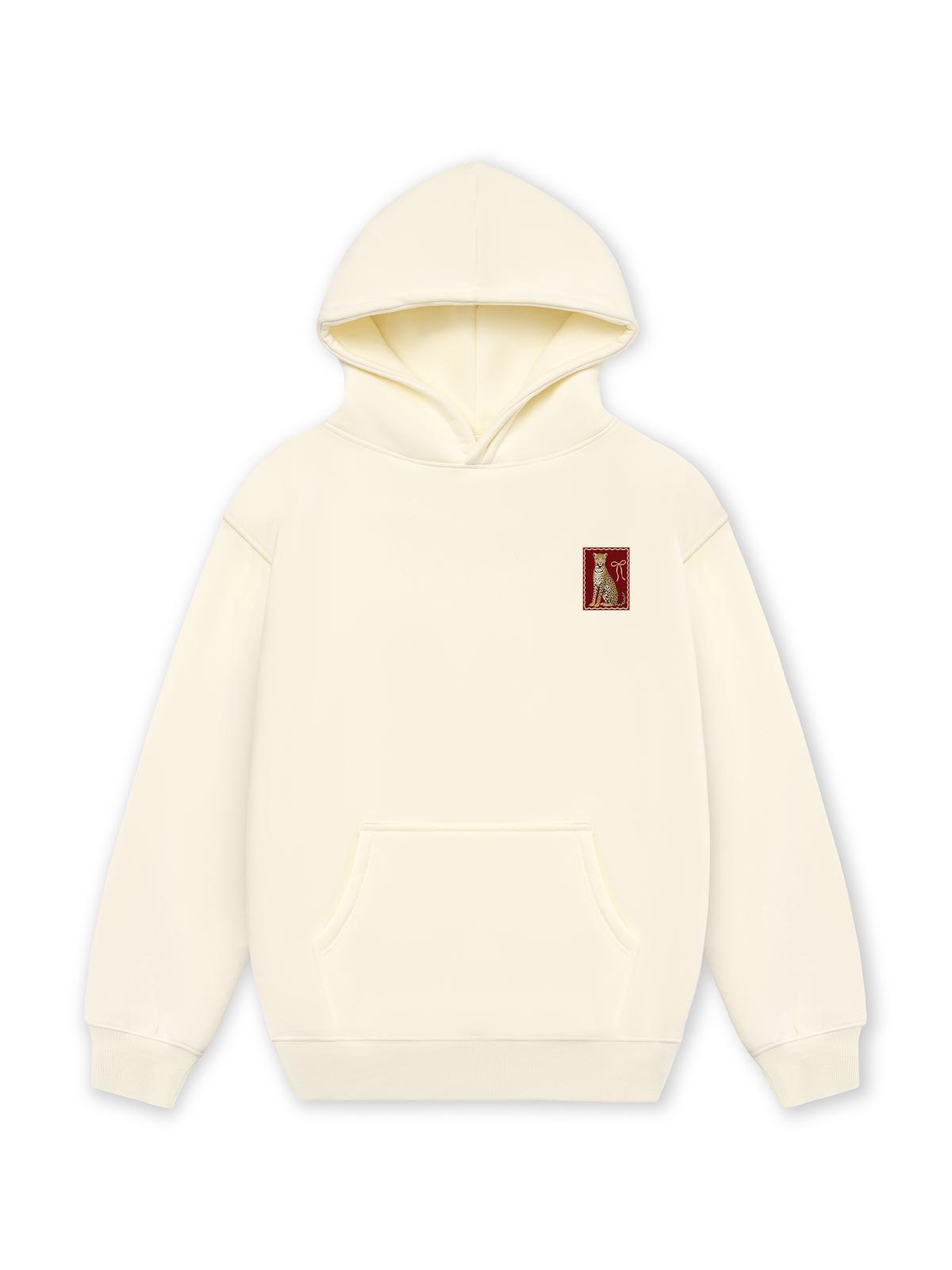 Áo Hoodie Nỉ Hai Da Sitting Leopard