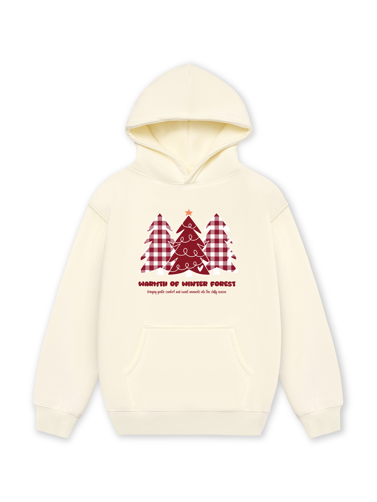 Áo Hoodie Nỉ Hai Da Warmth Of Winter Forest