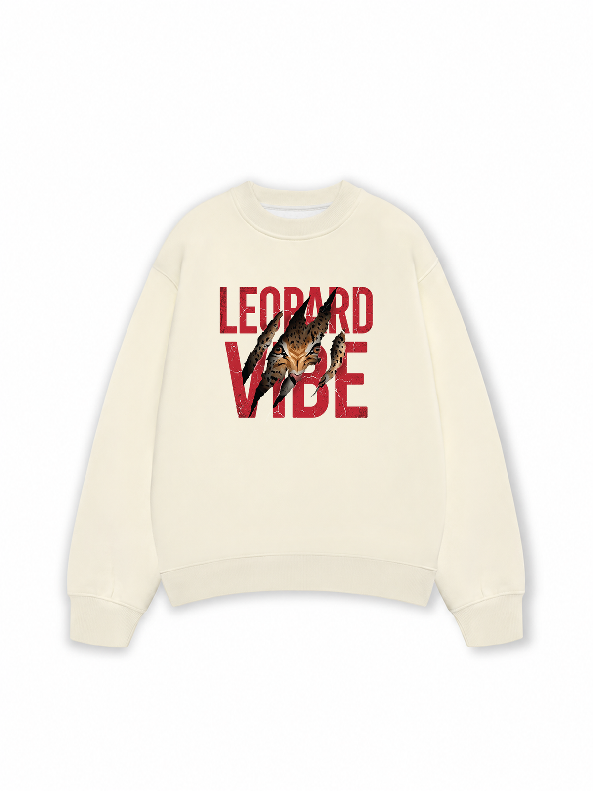 Áo Sweater Nỉ Hai Da Leopard Rip