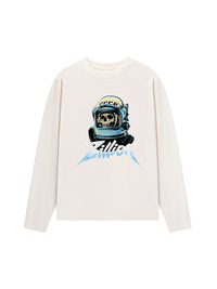 Áo Thun Dài Tay Skull Cosmonaut