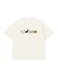 Áo Thun Relaxed Fit Halloween Meow Squad