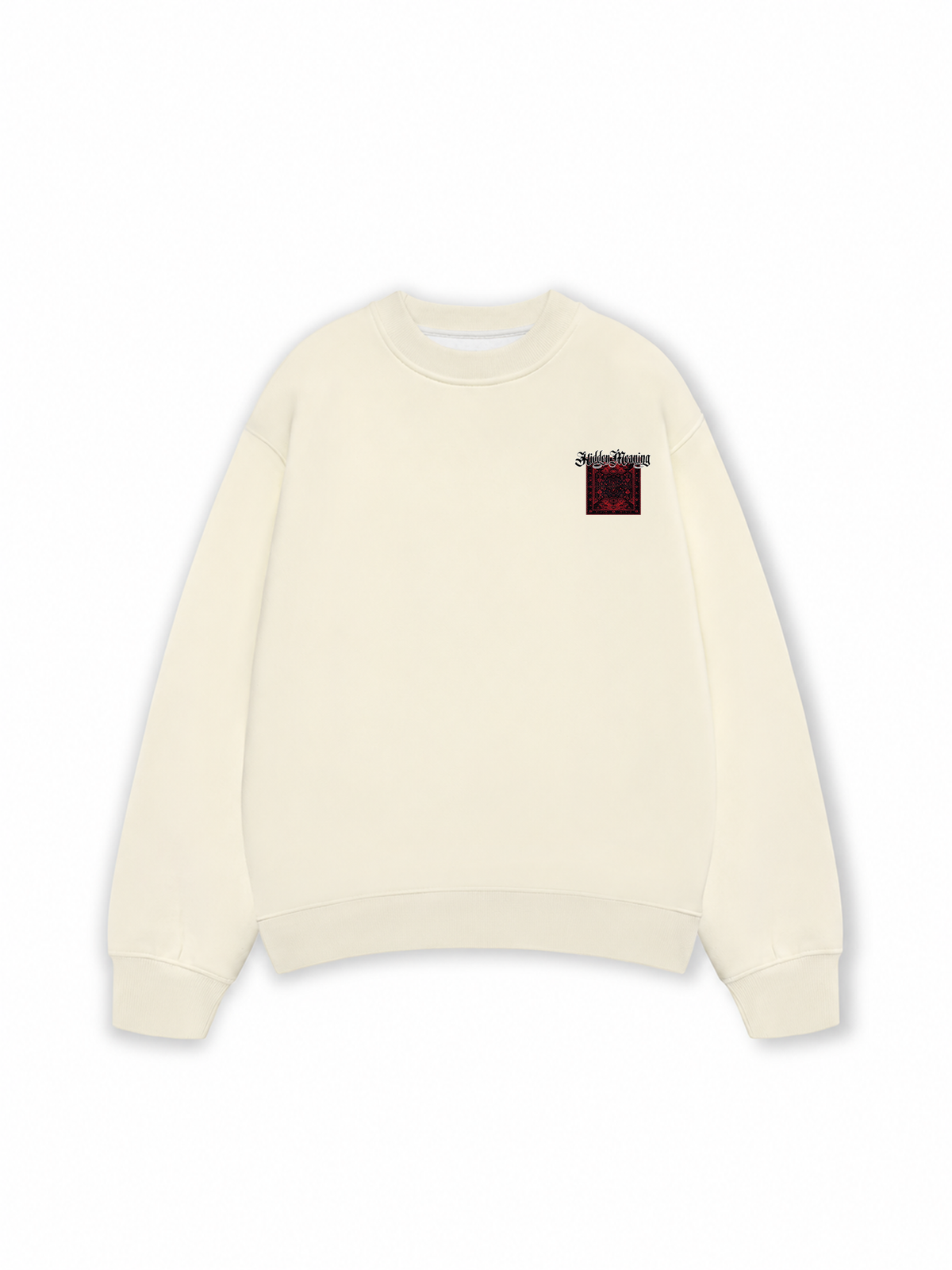 Áo Sweater Nỉ Hai Da Hidden Meaning Red Rug