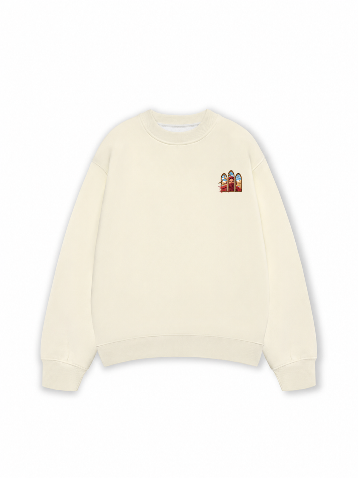 Áo Sweater Nỉ Hai Da Desert Gaze
