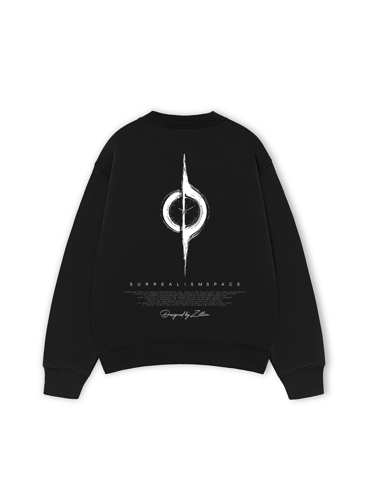 Áo Sweater Nỉ Hai Da Space