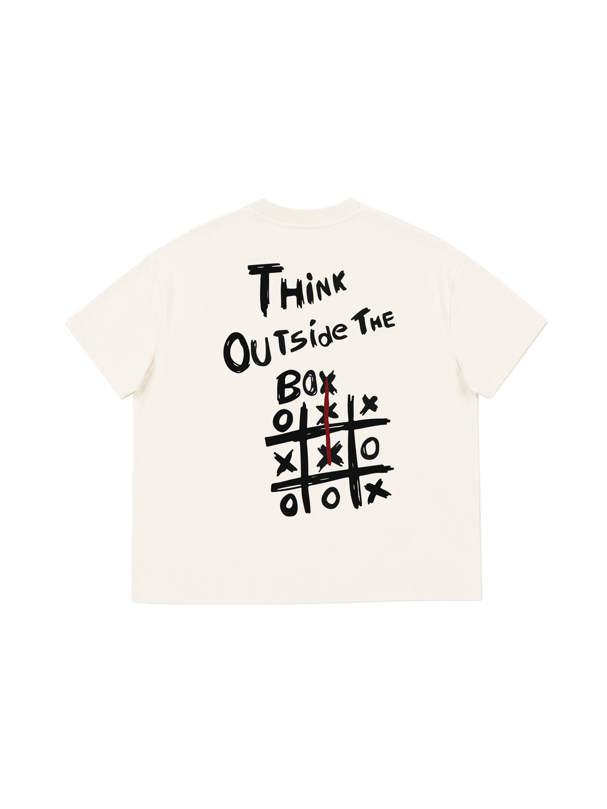 Áo Thun Boxy Think Outside The Box