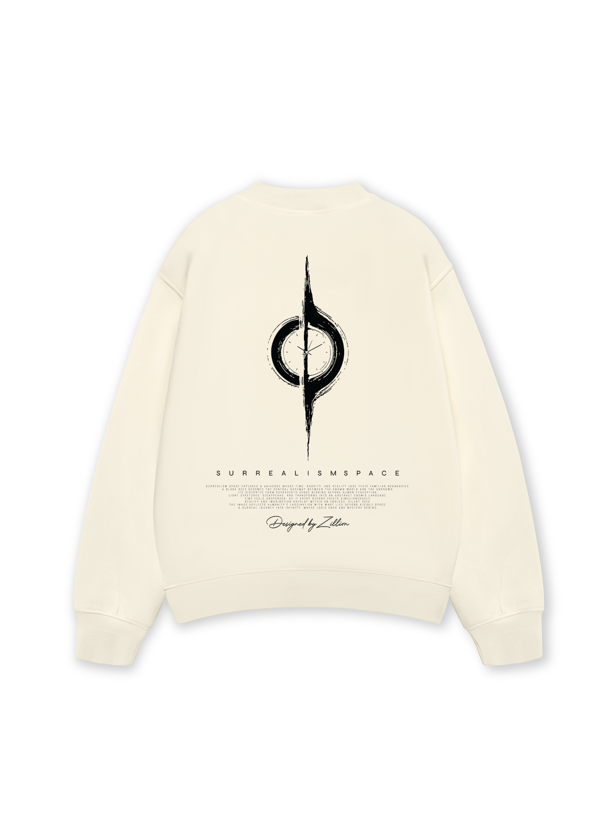 Áo Sweater Nỉ Hai Da Space