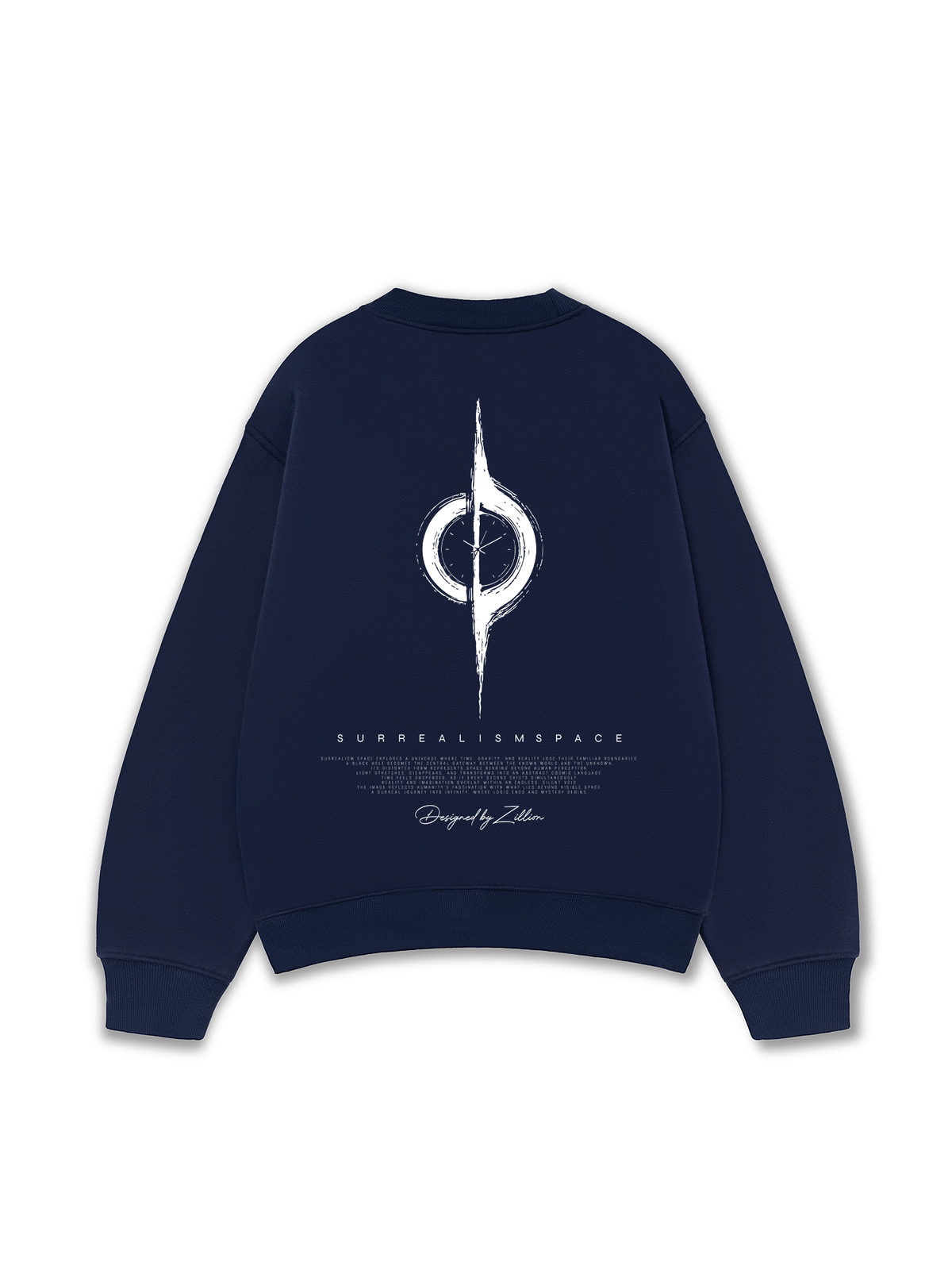 Áo Sweater Nỉ Hai Da Space