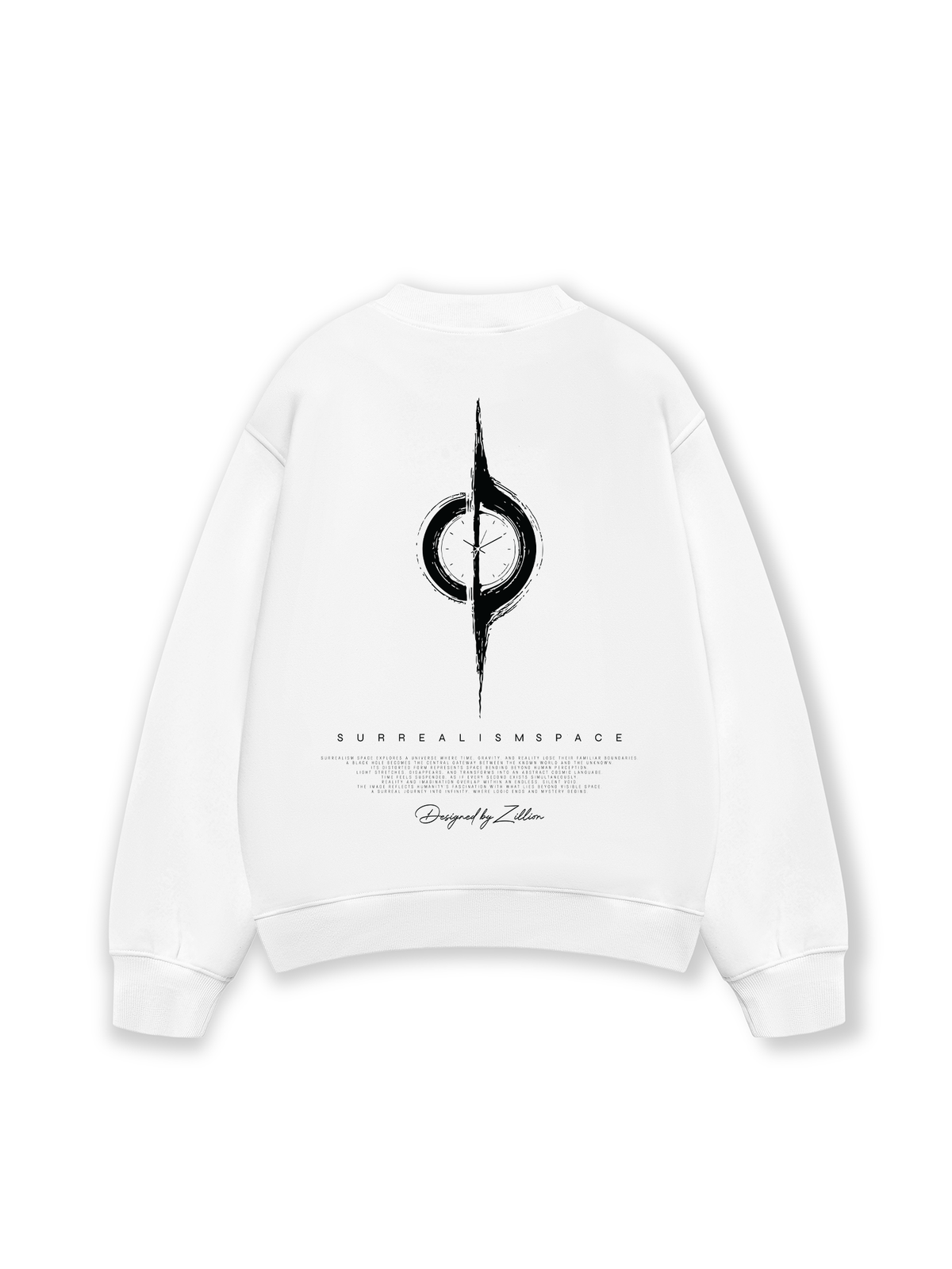 Áo Sweater Nỉ Hai Da Space