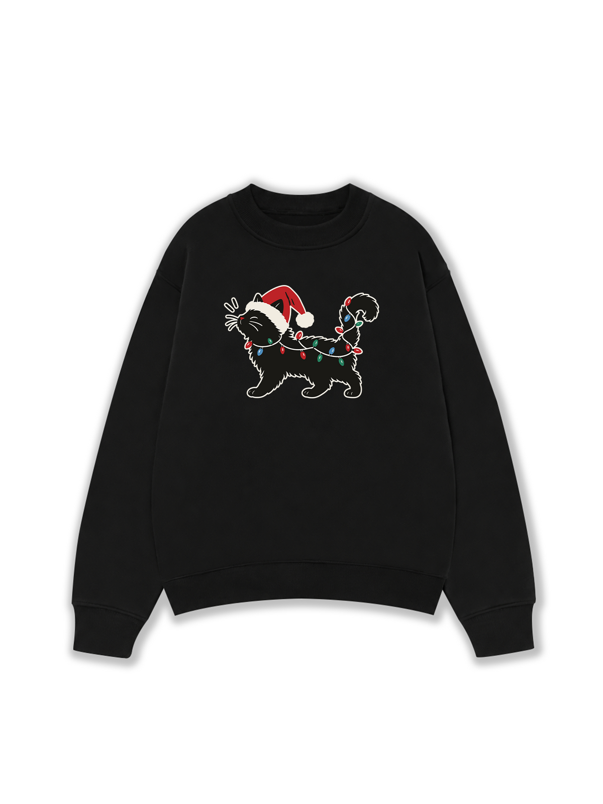 Áo Sweater Nỉ Hai Da Santa Catty